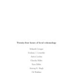 خرید و دانلود نسخه کامل کتاب Twenty-four hours of local cohomology