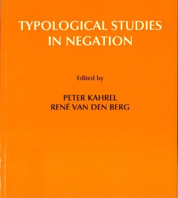 خرید و دانلود نسخه کامل کتاب Typological Studies in Negation