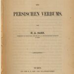 خرید و دانلود نسخه کامل کتاب Über den Organismus des persischen Verbums
