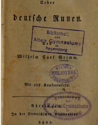 خرید و دانلود نسخه کامل کتاب Über deutsche Runen