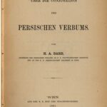خرید و دانلود نسخه کامل کتاب Über die Conjugation des persischen Verbums