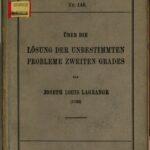 خرید و دانلود نسخه کامل کتاب Über die Lösung der unbestimmten Probleme zweiten Grades (1768)