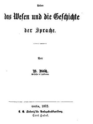 خرید و دانلود نسخه کامل کتاب Ueber das Wesen und die Geschichte der Sprache.