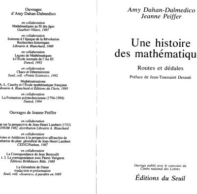خرید و دانلود نسخه کامل کتاب Une histoire des mathematiques