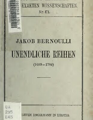 خرید و دانلود نسخه کامل کتاب Unendliche Reihen (1689-1704)