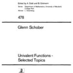 خرید و دانلود نسخه کامل کتاب Univalent Functions – Selected Topics