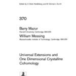 خرید و دانلود نسخه کامل کتاب Universal Extensions and One Dimensional Crystalline Cohomology