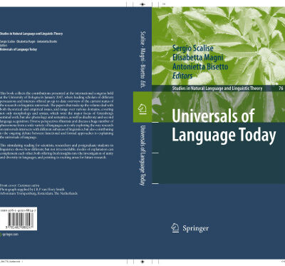 خرید و دانلود نسخه کامل کتاب Universals of Language Today (Studies in Natural Language and Linguistic Theory)