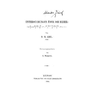 خرید و دانلود نسخه کامل کتاب Untersuchungen über die Reihe 1 + (m/1)x + m·(m – 1)/(1·2)·x²+ m·(m – 1)·(m – 2)/(1·2·3)·x³+ …(1826)