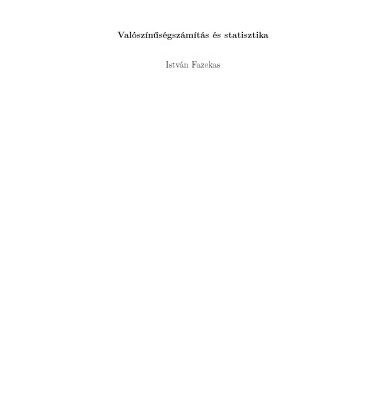 خرید و دانلود نسخه کامل کتاب Valószínűségszámítás és statisztika