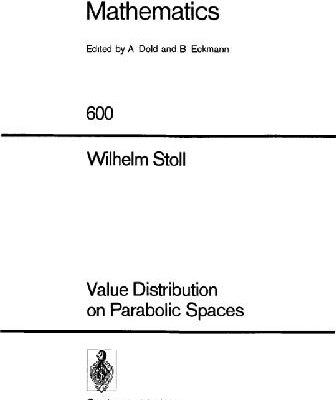 خرید و دانلود نسخه کامل کتاب Value Distribution on Parabolic Spaces