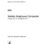 خرید و دانلود نسخه کامل کتاب Varietes Analytiques Compactes