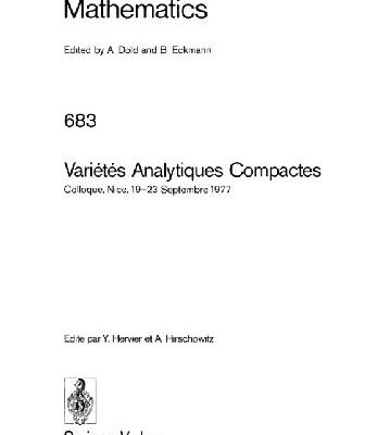 خرید و دانلود نسخه کامل کتاب Varietes Analytiques Compactes