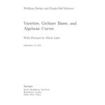 خرید و دانلود نسخه کامل کتاب Varieties, Gröbner Bases, and Algebraic Curves (up to Chapter 6.3)
