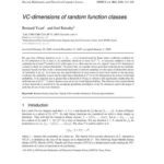 خرید و دانلود نسخه کامل کتاب VC-dimensions of random function classes