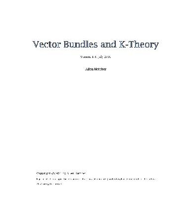 خرید و دانلود نسخه کامل کتاب Vector Bundles and K-Theory
