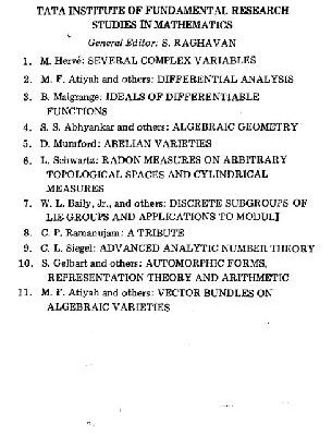 خرید و دانلود نسخه کامل کتاب Vector bundles on algebraic varieties (Proc. Tata Institute,Jan.9-16, 1984, Bombay, 1987)
