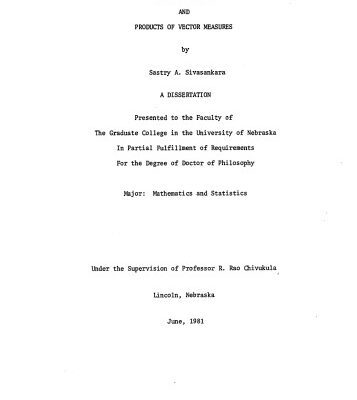 خرید و دانلود نسخه کامل کتاب Vector Integrals and Products of Vector Measures [PhD thesis]