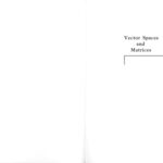 خرید و دانلود نسخه کامل کتاب Vector Spaces and Matrices