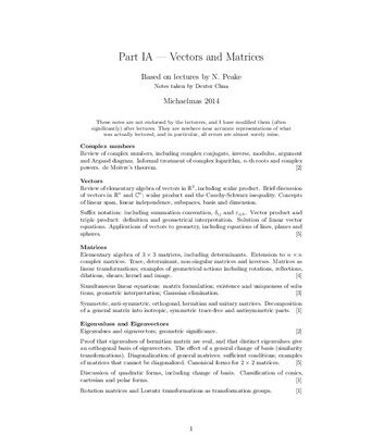 خرید و دانلود نسخه کامل کتاب Vectors and Matrices