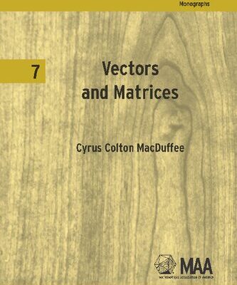 خرید و دانلود نسخه کامل کتاب Vectors and matrices