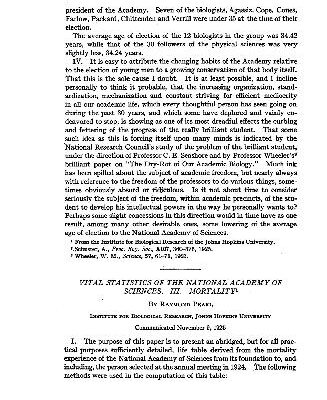 خرید و دانلود نسخه کامل کتاب Vital Statistics of the National Academy of Sciences III. Mortality