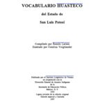 خرید و دانلود نسخه کامل کتاب VOCABULARIO HUASTECO del Estado de San Luis Potosí
