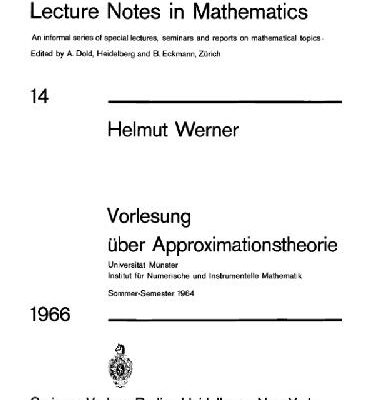 خرید و دانلود نسخه کامل کتاب Vorlesung ueber Approximationstheorie