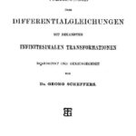 خرید و دانلود نسخه کامل کتاب Vorlesungen über Differentialgleichungen, mit bekannten infinitesimalen Transformationen