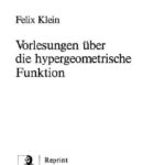 خرید و دانلود نسخه کامل کتاب Vorlesungen ueber die hypergeometrische Funktion