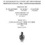خرید و دانلود نسخه کامل کتاب Vorlesungen ueber hoehere Geometrie