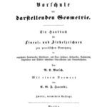 خرید و دانلود نسخه کامل کتاب Vorschule der darstellenden geometrie.