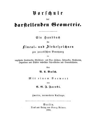 خرید و دانلود نسخه کامل کتاب Vorschule der darstellenden geometrie.