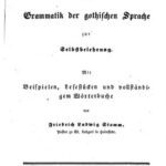 خرید و دانلود نسخه کامل کتاب Vorschule zum Ulfila oder Grammatik der gotischen Sprachezur Selbstbelehrung; mit Beispielen, Grammatik und vollständigem Wörterbuch