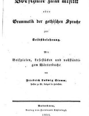 خرید و دانلود نسخه کامل کتاب Vorschule zum Ulfila oder Grammatik der gotischen Sprachezur Selbstbelehrung; mit Beispielen, Grammatik und vollständigem Wörterbuch