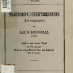 خرید و دانلود نسخه کامل کتاب Wahrscheinlichkeitsrechnung (Ars conjectandi, 1713)