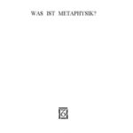 خرید و دانلود نسخه کامل کتاب Was ist Metaphysik?