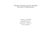 خرید و دانلود نسخه کامل کتاب Wavelet analysis and scalable structure of information