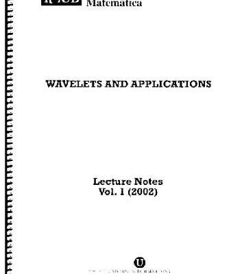 خرید و دانلود نسخه کامل کتاب Wavelets and applications