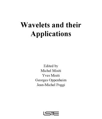خرید و دانلود نسخه کامل کتاب Wavelets and their Applications
