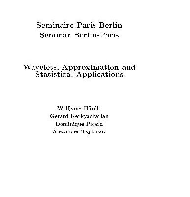 خرید و دانلود نسخه کامل کتاب Wavelets, Approximation, and Statistical Applications