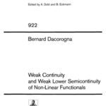 خرید و دانلود نسخه کامل کتاب Weak Continuity and Weak Lower Semicontinuity of Non-Linear Functionals