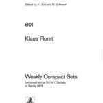 خرید و دانلود نسخه کامل کتاب Weakly Compact Sets: Lectures Held at S.U.N.Y., Buffalo, in Spring 1978