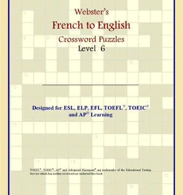 خرید و دانلود نسخه کامل کتاب Webster’s French to English Crossword Puzzles: Level 6