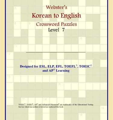 خرید و دانلود نسخه کامل کتاب Webster’s Korean to English Crossword Puzzles: Level 7
