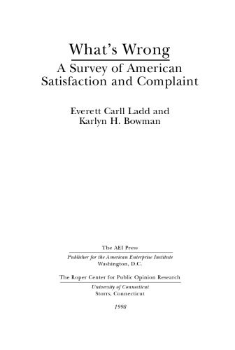 خرید و دانلود نسخه کامل کتاب What’s Wrong?: A Survey of American Satisfaction and Complaint_68b40e900f5ed.jpeg خرید و دانلود نسخه کامل کتاب What’s Wrong?: A Survey of American Satisfaction and Complaint