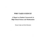 خرید و دانلود نسخه کامل کتاب Who takes science?: A report on student coursework in high school science and mathematics (AIP report)