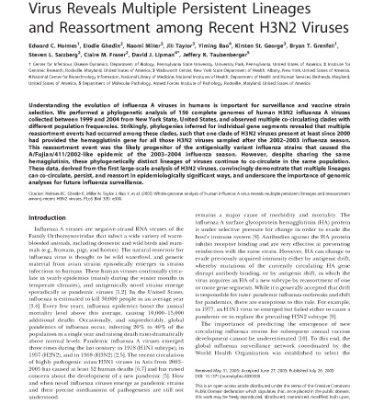 خرید و دانلود نسخه کامل کتاب Whole-Genome Analysis of Human Influenza A Virus R