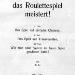 خرید و دانلود نسخه کامل کتاب Wie man das Roulettespiel meistert!