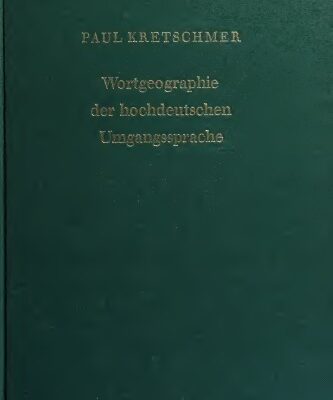 خرید و دانلود نسخه کامل کتاب Wortgeographie der hochdeutschen Umgangssprache